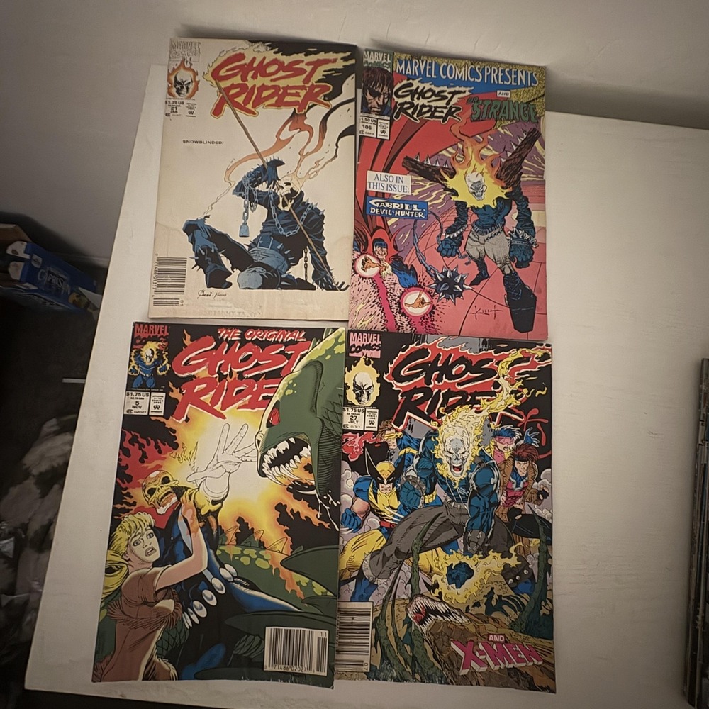 Ghost Rider Marvel Comics Lot 10 Issues Dr Strange Cloak Dagger X-Men Set